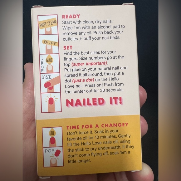 Hello Love Press on Nails in “Houston, we have a purple” - Picture 5 of 5